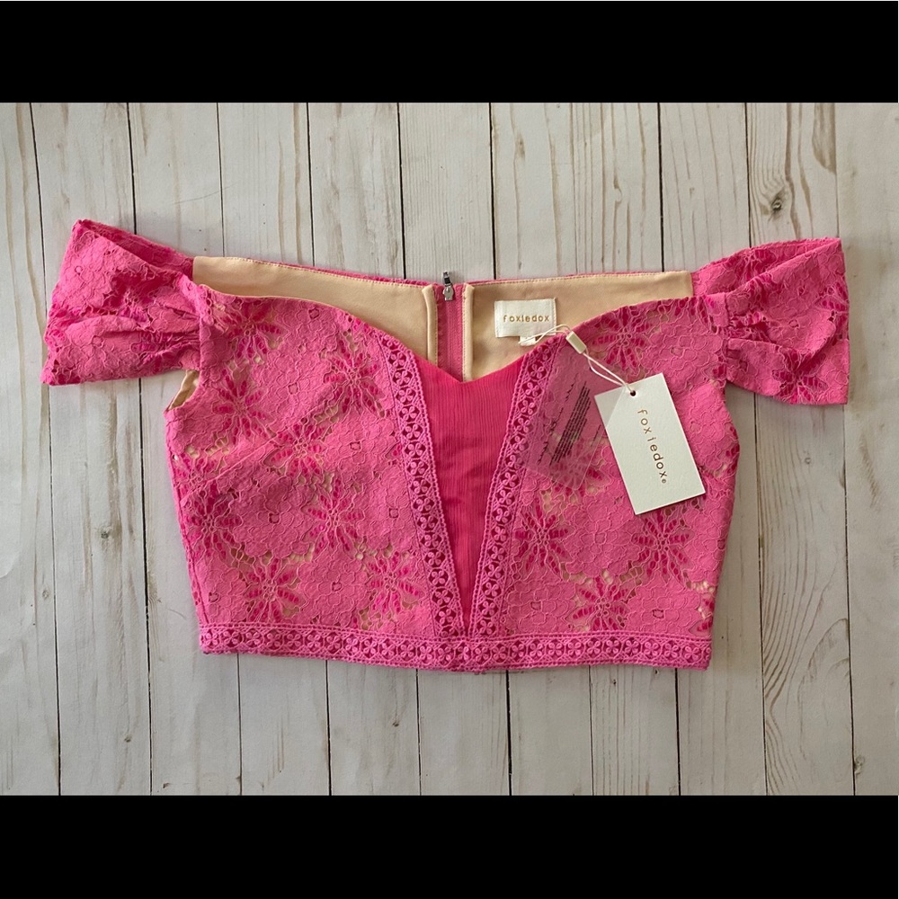 Anthropologie Foxiedox Antiqah Off Shoulder Top - Picture 1 of 2